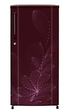 HAIER Refrigerator Single Door 190 L - Red Ornate - image 1