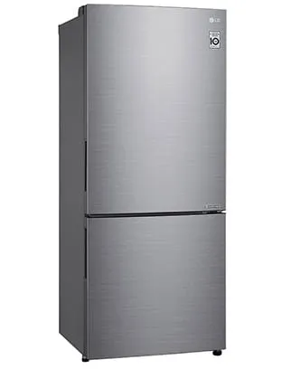 LG Refrigerator 454L Bottom Freezer - Platinum Silver