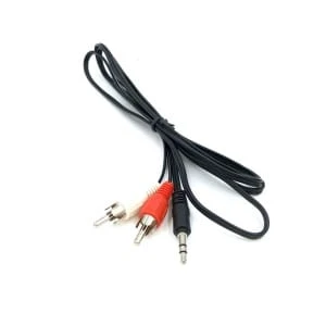 3.5mm Stereo to 2 RCA 1.5 Meter Cable (2RCA to AUX)