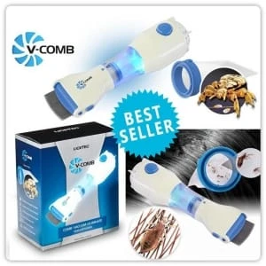 V Comb – Electric Head Lice Removing Comb