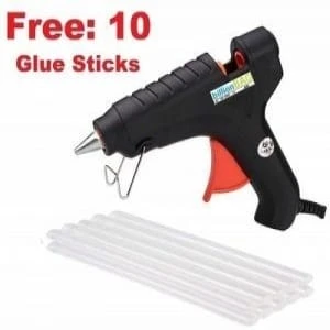 Electric 20W Hot Melt Art Craft Glue gun with 10 Sticks