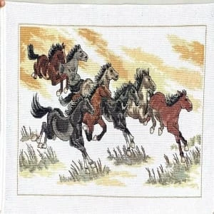 Wall hanging - cross stitch design