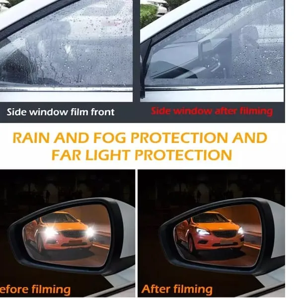 2pcs Anti Fog Car Side Mirror Waterproof Stickers - image 1