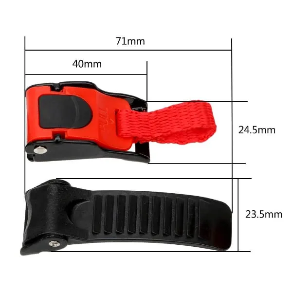 Iron ABS new and high quality Helmet Buckle Lock - image 2