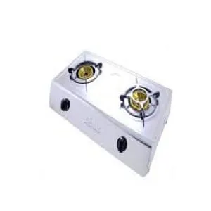 ABANS 2 BURNERS GAS SOVE STAINLESS STEEL TABLE TOP