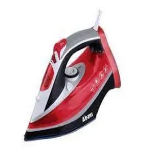 ABANS STEAM IRON RED