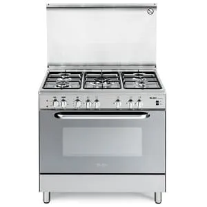 ELBA ELECTRIC COOKER WITH 5 GAS BURNERS 90CM   SS