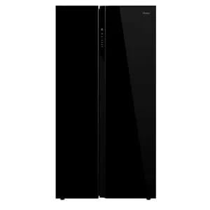 HAIER REFRIGERATOR SIDE BY SIDE  516L BLACK STEEL