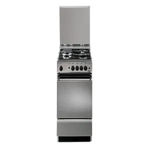 Elba Electric Cooker 3 Gas Burners 1 Hot Plate 50Cm - SS