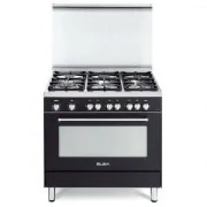 Elba Cooker With 6 Gas Burners And Gas Oven 90Cm - Ss