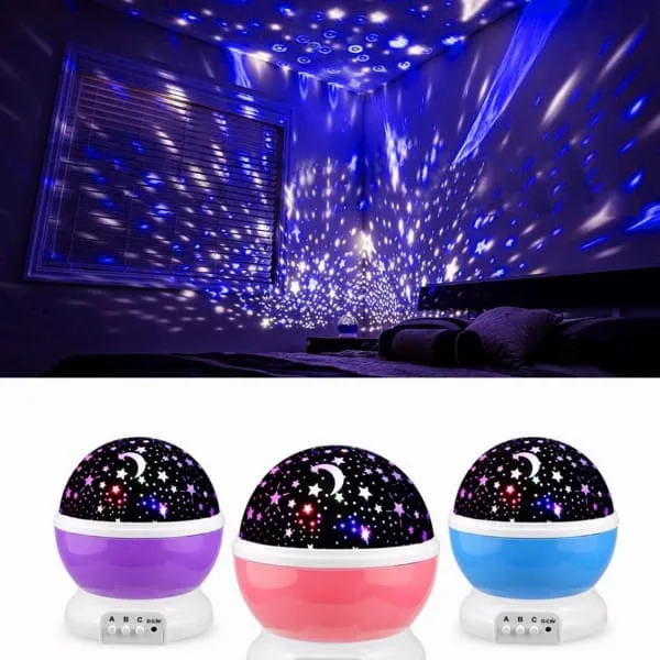 Rotating Night Light Projector Lamp - image 2
