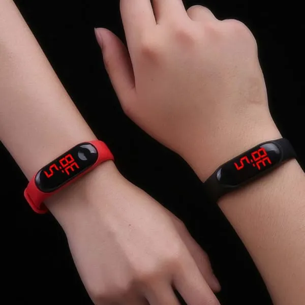 LED Display Electronic Digital Watch Bracelet - image 2