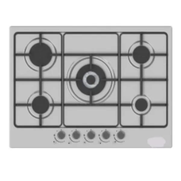 ABANS Signature 5 Gas Hob SS With Safety - 70CM