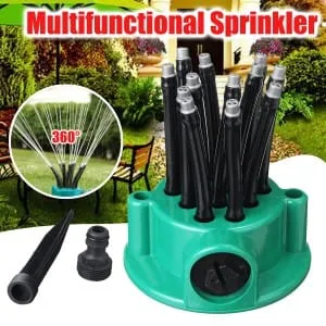 Multifunctional Sprinkler Flexible 360 degrees Noodle head Stand Irrigation Sprinkler Nozzle Lawn Garden Water Sprayer Sprinkler