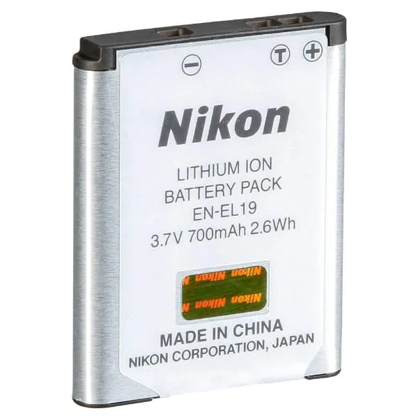 Nikon EN-EL19 Battery 3.7V 700mAh 2.6Wh original - image 2