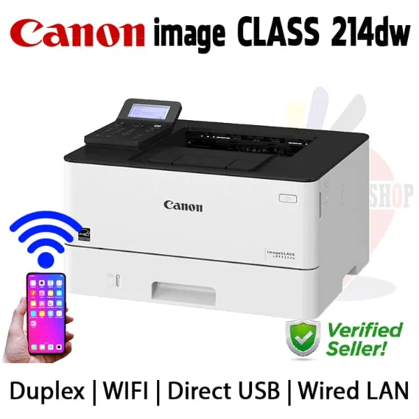 Canon LBP 214dw Duplex Laser printer with Wifi USB LAN - image 4