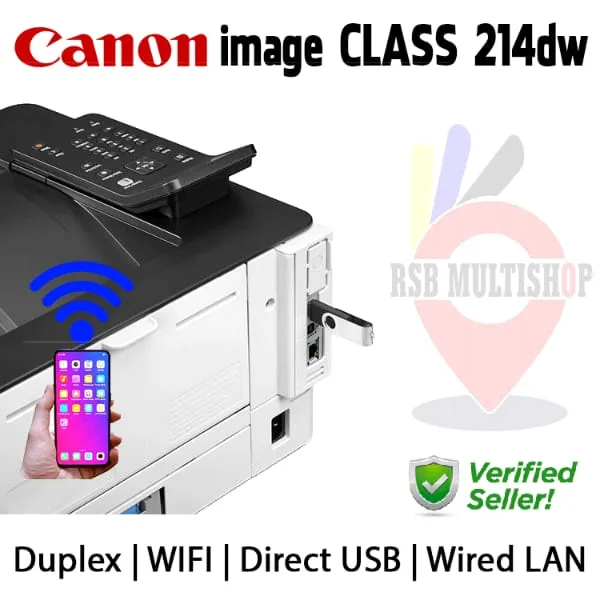Canon LBP 214dw Duplex Laser printer with Wifi USB LAN - image 2