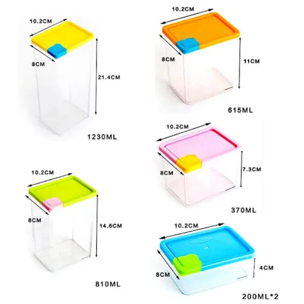 Stackable Space Savvy PocketContainer Set of 6 Pcs - image 5