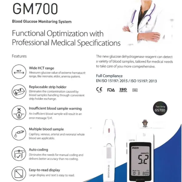 Bionime GM 700 - Glucometer - image 2