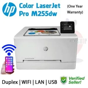 HP Color Laser Jet ProM255dw Printer wifi (01YW)