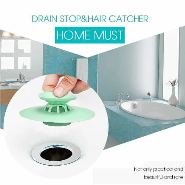 Flex Drain Stop & Hair Catcher-Drain Stopper - image 2