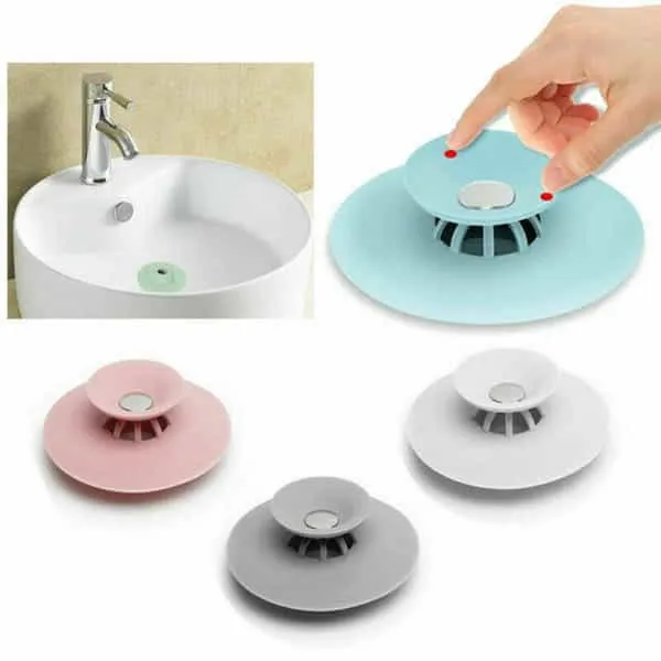 Flex Drain Stop & Hair Catcher-Drain Stopper - image 4