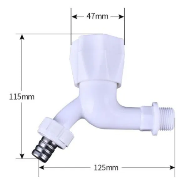 plastic tap 90 Degree rotation (Random color) - image 3