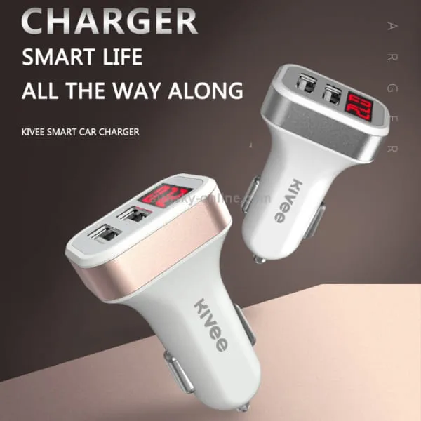 KIVEE KV-UT501P 2.1A Dual USB Car Charger