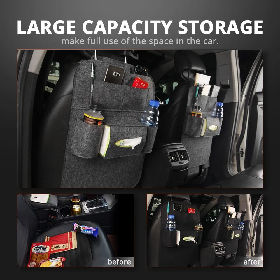 Car Back Seat Storage Bag Organizer - image 2