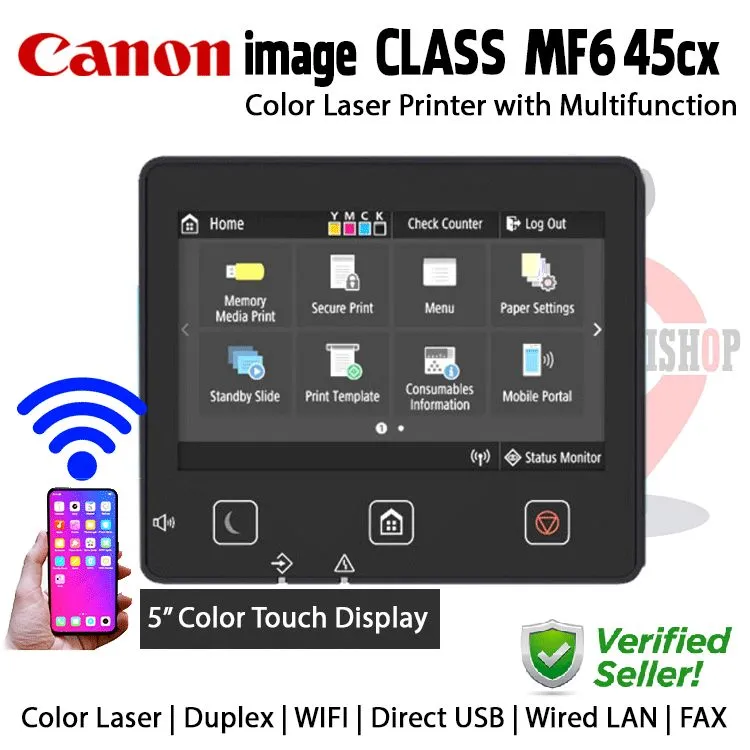 Canon image CLASS MF645cx Laser Color Printer Duplex - image 3