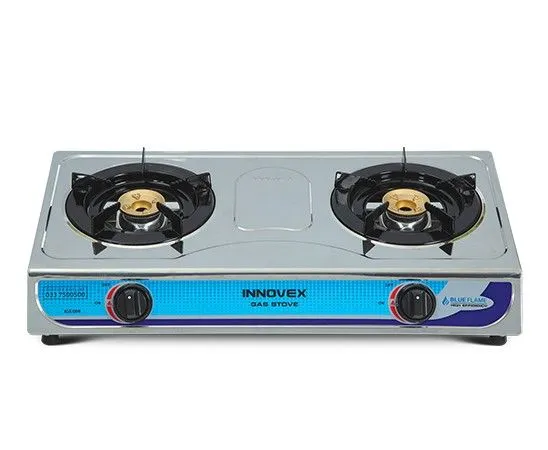 Stainless Steel Two Burner Gas Stove