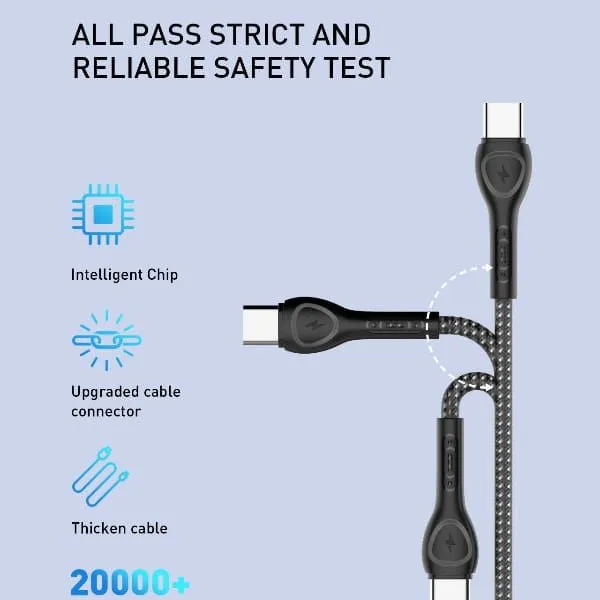 Original LDNIO LS481 USB cable for i phone - image 2