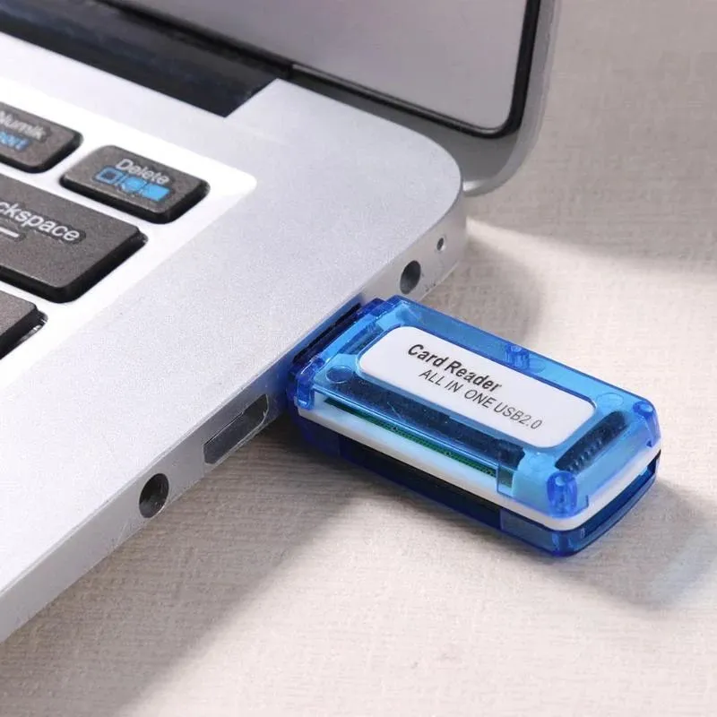 4 In 1 Memory Card Reader USB 2.0 All In One - image 1