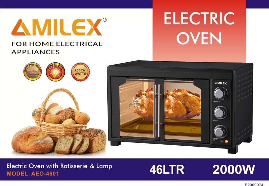 Amilex 46Lt Oven - 1 year warranty (4kg - 5kg) - image 1