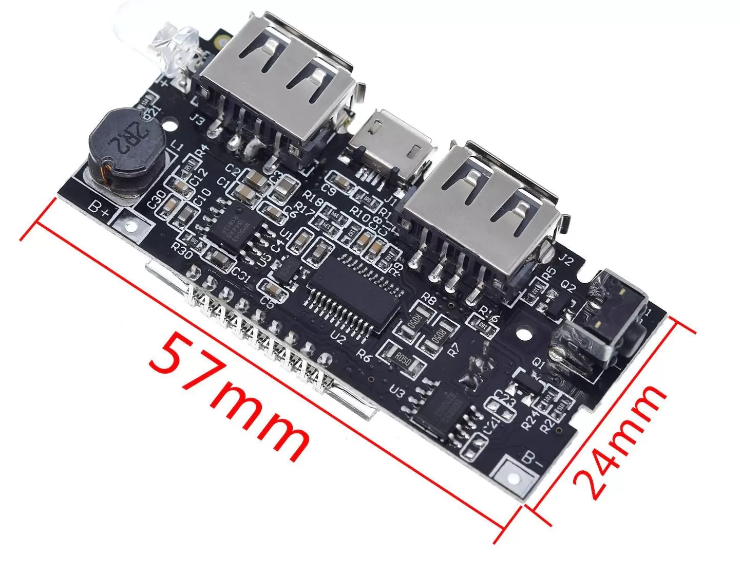 LCD DISPLAY Dual USB 5V 1A 2.1A Mobile
