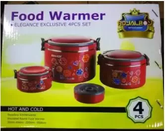 Royal Boy Food Warmer Elegant Exclusive Set (4 Pieces)