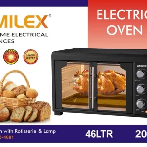 Amilex 46Lt Oven - 1 year warranty (4kg - 5kg)