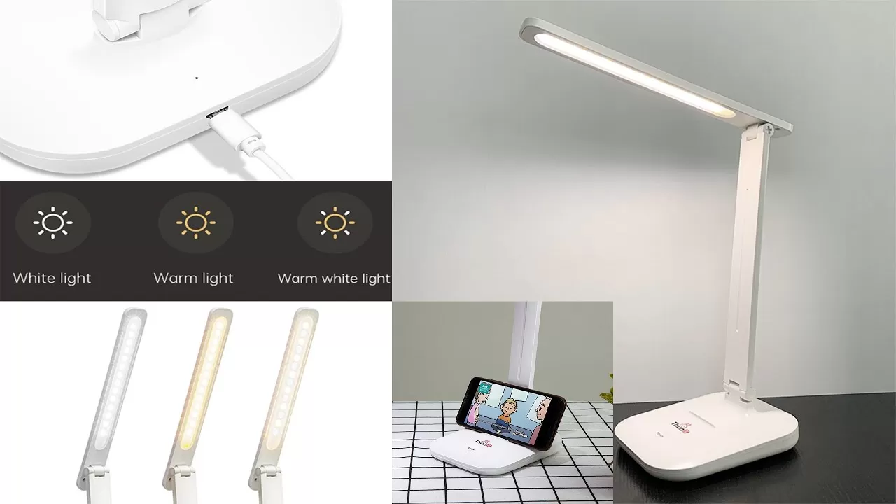 HEISENS Desk Lamp,LED USB Charging Port - image 6