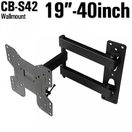Flat Panel Tilt Mount Bracket 19"- 42"size Heavy duty 35kg Hold with coating finish