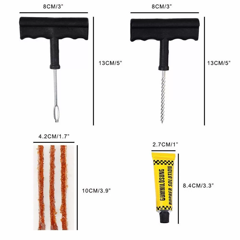 Needle Patch Fix Tools 6*Car Puncture Repair Kit - image 5