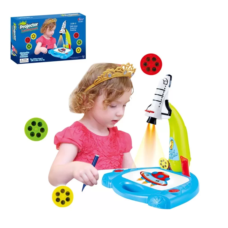 Planet of Toys Projector Learning Desk  3 in 1 Table lamp Projector & Painting - image 7