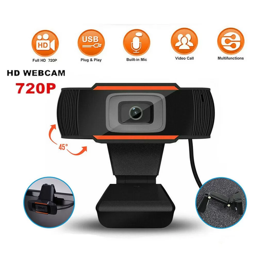 HD 720P Webcam with Microphone For PC Laptop Desktop - image 3