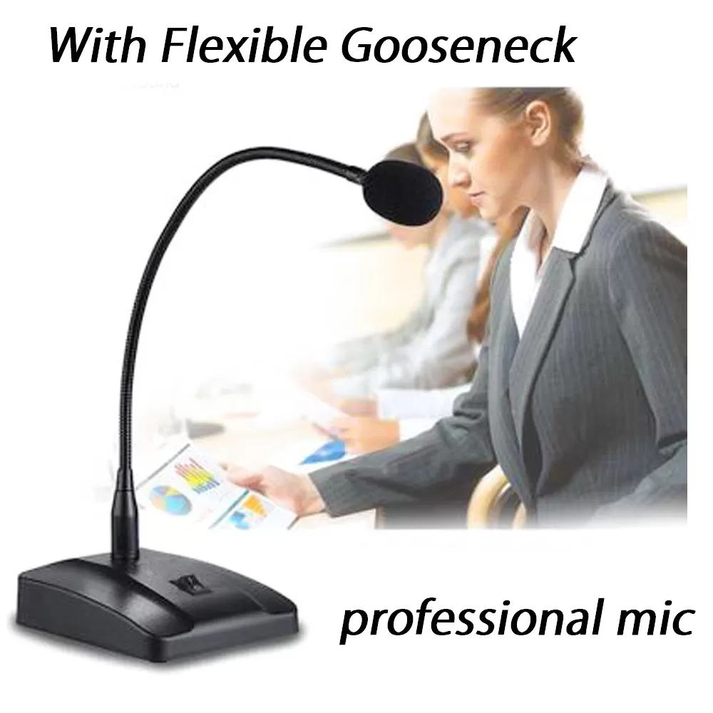 Conference Condenser Microphone With Flexible Gooseneck