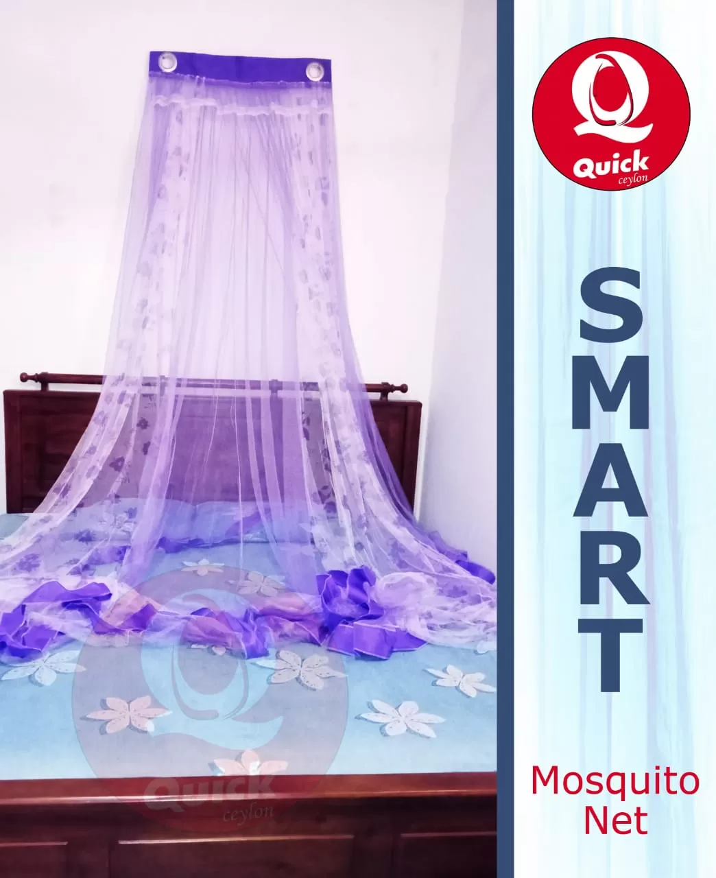 Wall Mosquito Net 6 x 7 King Size No Elastic - image 4