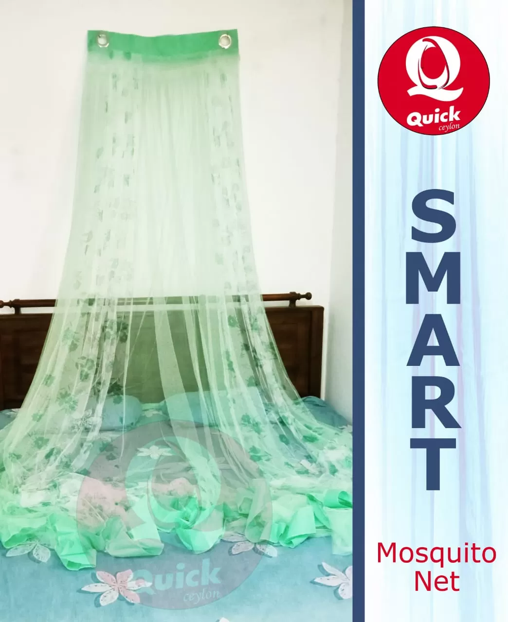 Wall Mosquito Net 7 x 7 No Elastic - image 4