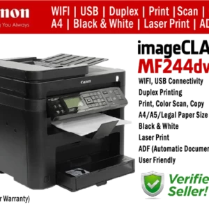 Canon image CLASS MF244dw all in one printer (Black & White)