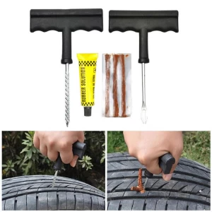 Needle Patch Fix Tools 6*Car Puncture Repair Kit