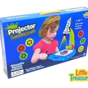 Planet of Toys Projector Learning Desk  3 in 1 Table lamp Projector & Painting