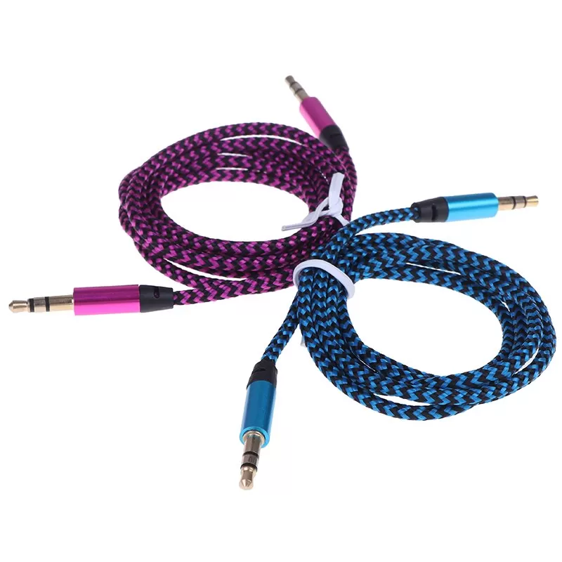 1m Aux Audio Cable 3.5mm Jack Male to Male - image 1