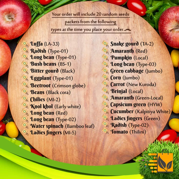 Premium Quality Vegetable Seeds 20 Random Packets - image 5